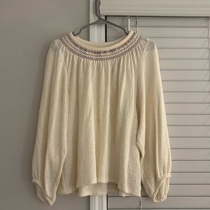 Cream Madewell Top